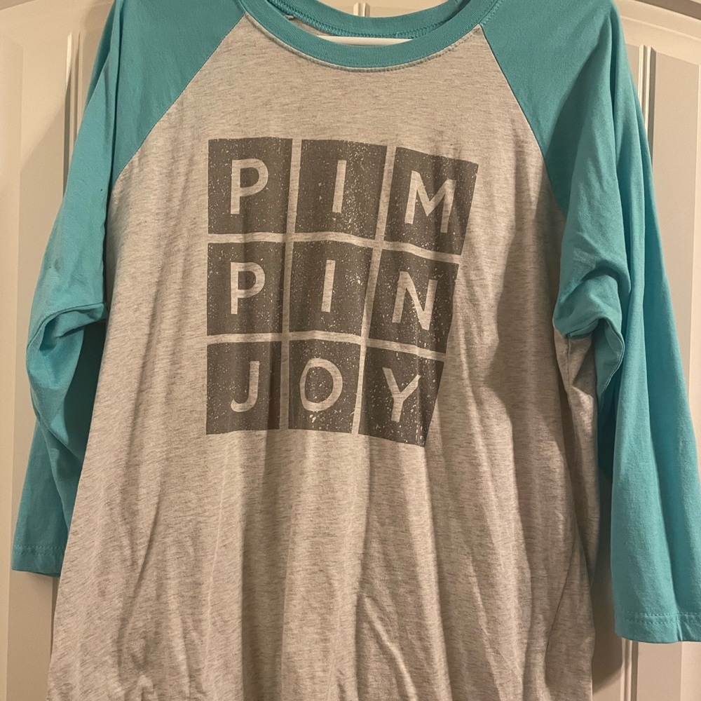 Pimpin Joy Quarter Sleeve Raglan Tee